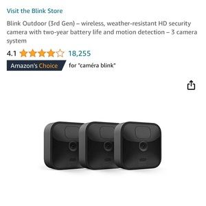 Blink Outdoor, wireless, weather-resistant HD security camera